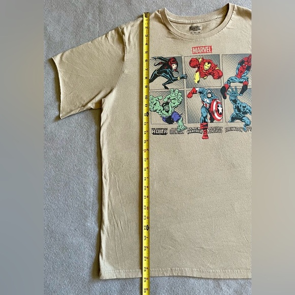 Marvel MCU Men’s T-Shirt Gray Size XL Multi Hero Group - Picture 4 of 6